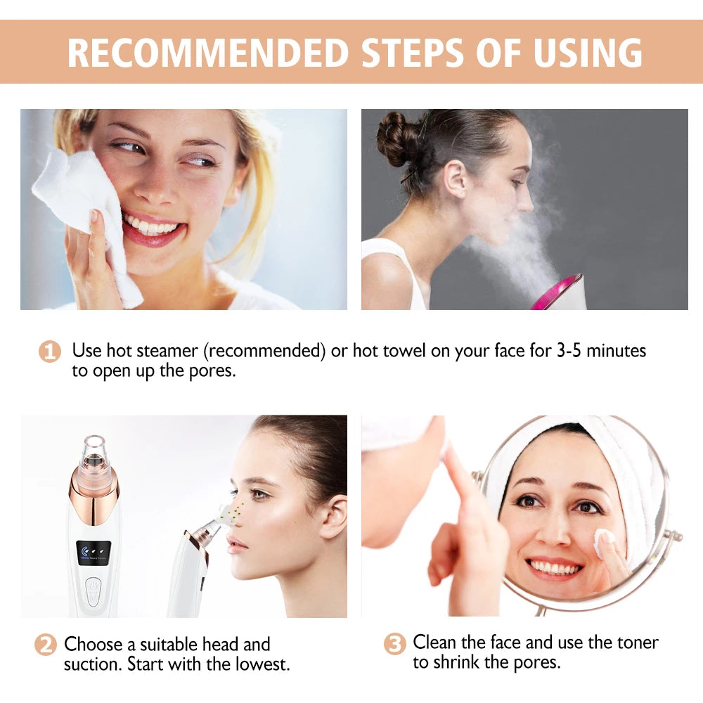 SwiftCart® Blackhead Remover Vacuum | USB Pore Cleaner - SwiftCart