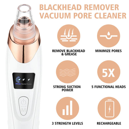 SwiftCart® Blackhead Remover Vacuum | USB Pore Cleaner - SwiftCart