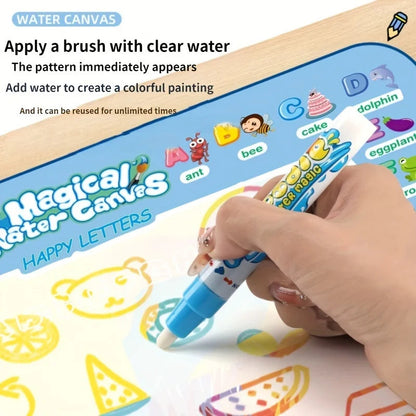 SwiftCart ®Montessori Magic Water Drawing Mat for Kids  Reusable Doodle Board - SwiftCart