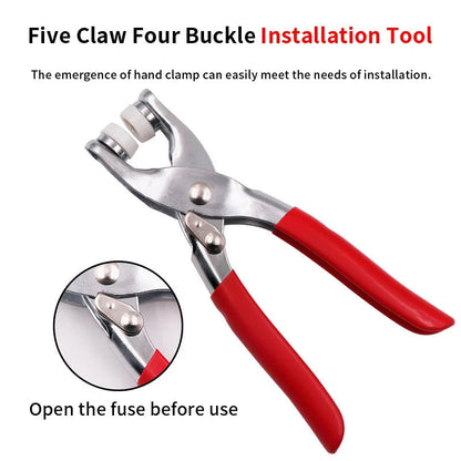 SwiftCart®DIY Snap Button Pliers Kit |200PCS Stainless Steel Fasteners - SwiftCart