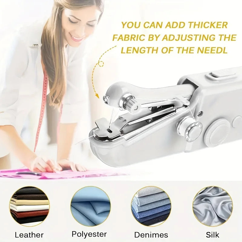 SwiftCart®Portable Handheld Sewing Machine|Mini Electric Stitch Tool for Home - SwiftCart