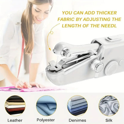 SwiftCart®Portable Handheld Sewing Machine|Mini Electric Stitch Tool for Home - SwiftCart