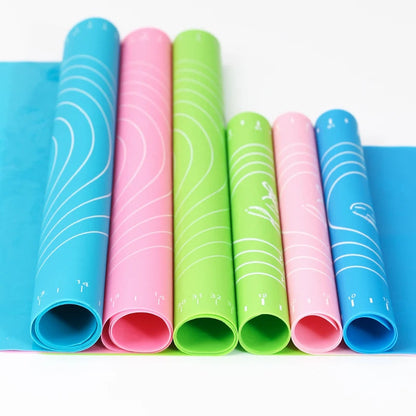 SwiftCart®Reusable Silicone Baking Mat|Non-Stick Dough & Pastry Rolling Sheet - SwiftCart