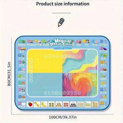 SwiftCart ®Montessori Magic Water Drawing Mat for Kids  Reusable Doodle Board - SwiftCart