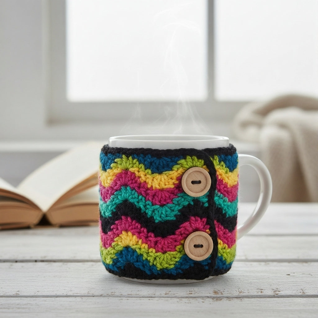 SwiftCart®Reusable Crochet Cup Cover | Handmade Cozy Coffee Sleeve Make to Order - SwiftCart