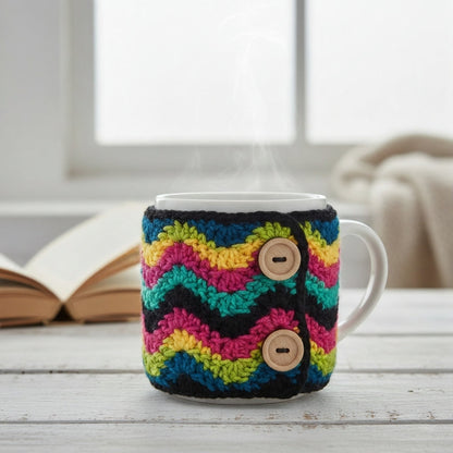 SwiftCart®Reusable Crochet Cup Cover | Handmade Cozy Coffee Sleeve Make to Order - SwiftCart