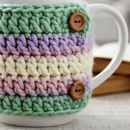 SwiftCart®Reusable Crochet Cup Cover | Handmade Cozy Coffee Sleeve Make to Order - SwiftCart