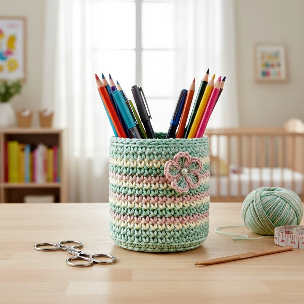 SwiftCart®Handmade Crochet Basket | Multipurpose Storage Basket - SwiftCart