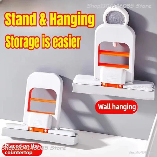 SwiftCart®  Mini Portable Sponge Mop | Easy Squeeze Hand-Free Cleaning Mini Mop