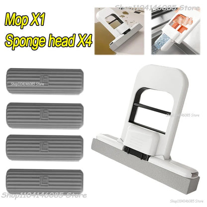 SwiftCart®  Mini Portable Sponge Mop | Easy Squeeze Hand-Free Cleaning Mini Mop