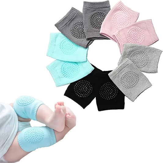 SwiftCart®Toddler Crawling Knee Pads | Soft Cotton Anti-Slip Baby Safety Protector