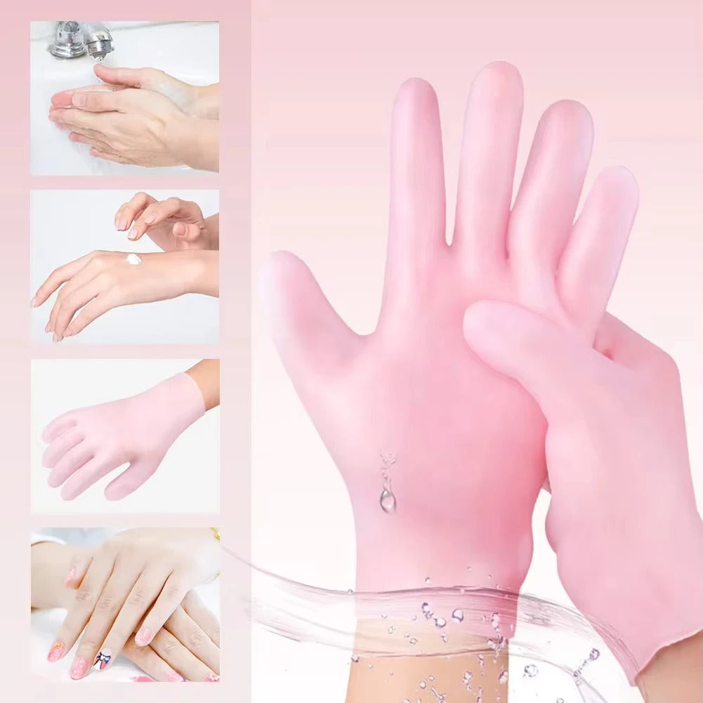 SwiftCart®Moisturizing Silicone Gloves | Hand Care Tool for Dry & Rough Skin