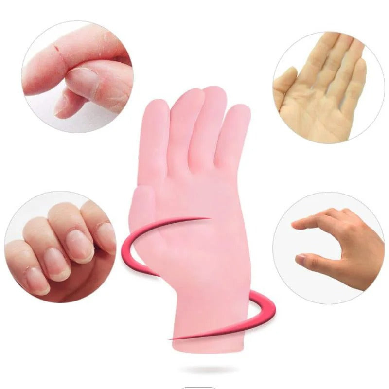 SwiftCart®Moisturizing Silicone Gloves | Hand Care Tool for Dry & Rough Skin
