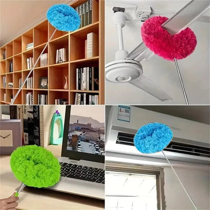 SwiftCart®Extendable Microfiber Fan Duster | Multifunctional Household Cleaning Tool - SwiftCart