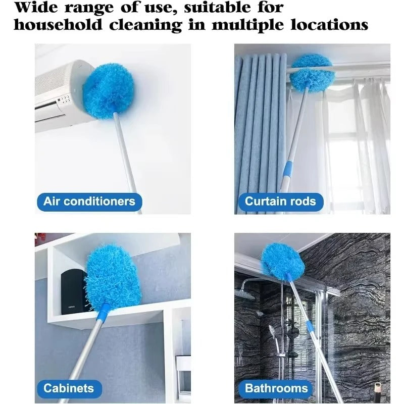 SwiftCart®Extendable Microfiber Fan Duster | Multifunctional Household Cleaning Tool - SwiftCart