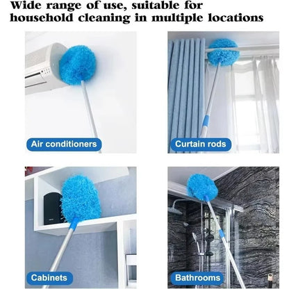 SwiftCart®Extendable Microfiber Fan Duster | Multifunctional Household Cleaning Tool - SwiftCart