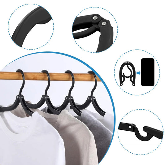SwiftCart®Foldable Travel Hangers | Compact Clothes Organizer & Travel Accessories