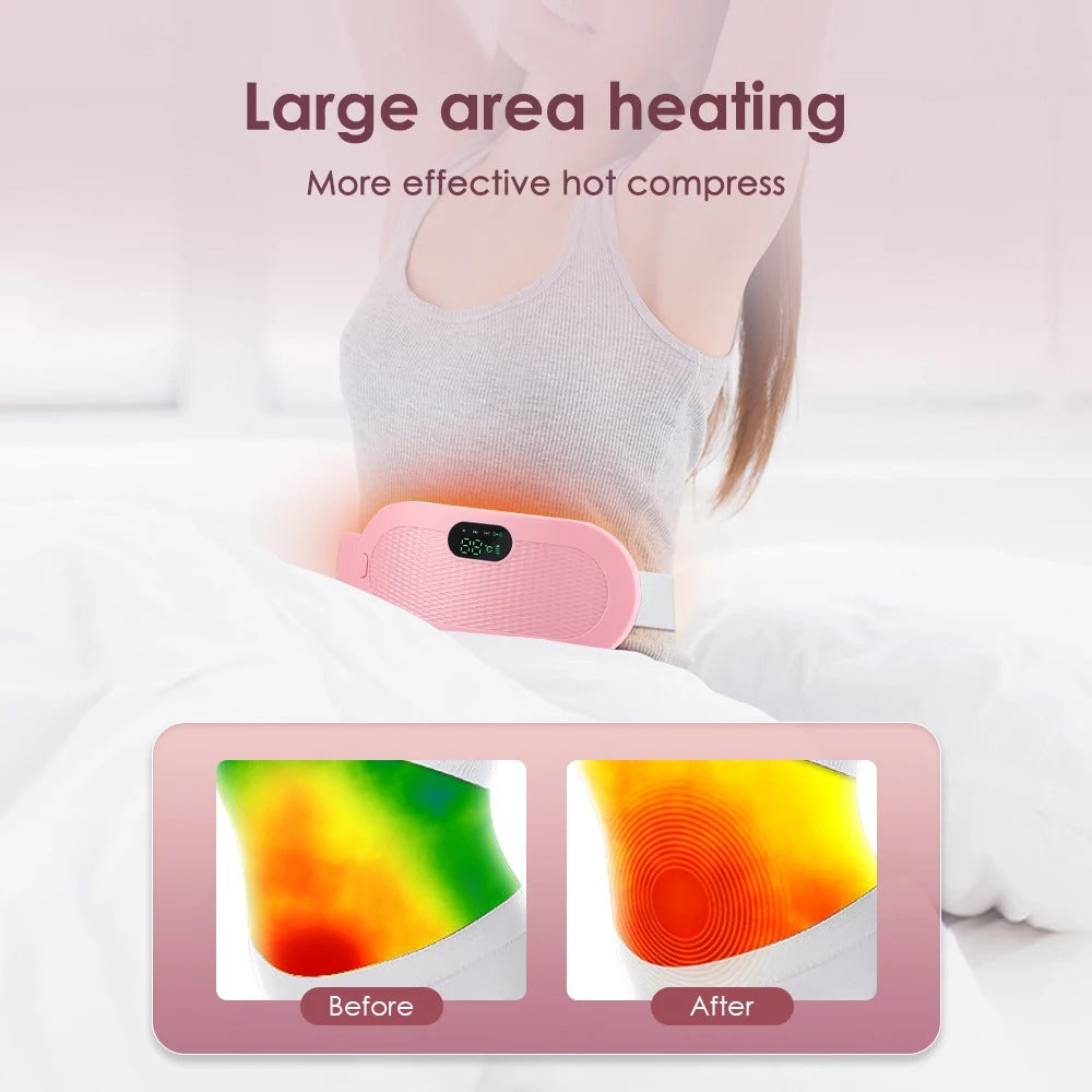 SwiftCart®Period Cramp Massager | Heating Belt for Menstrual Pain