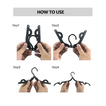 SwiftCart®Foldable Travel Hangers | Compact Clothes Organizer & Travel Accessories - SwiftCart