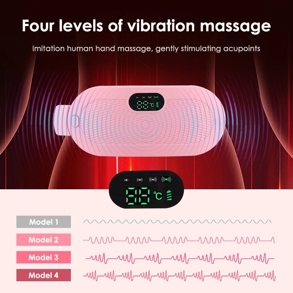 SwiftCart®Period Cramp Massager | Heating Belt for Menstrual Pain