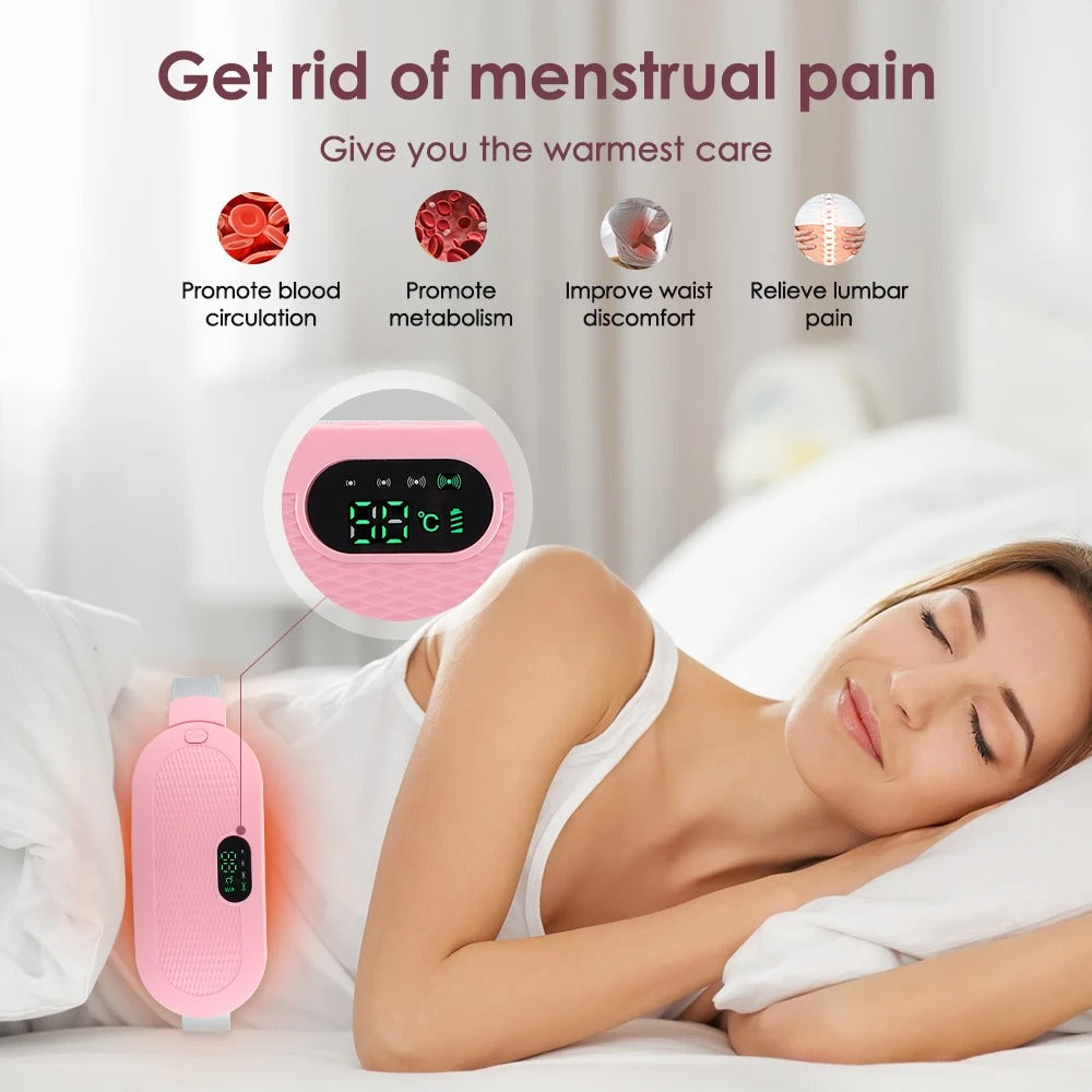 SwiftCart®Period Cramp Massager | Heating Belt for Menstrual Pain
